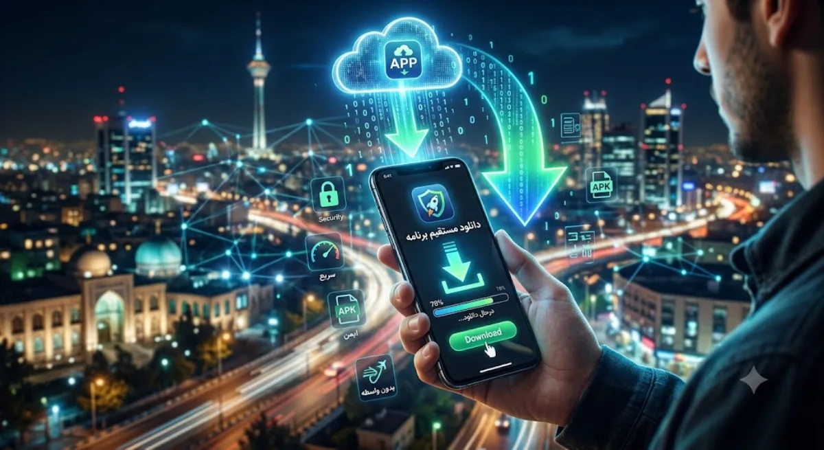 دانلود مستقیم فایل برنامه در ایفون